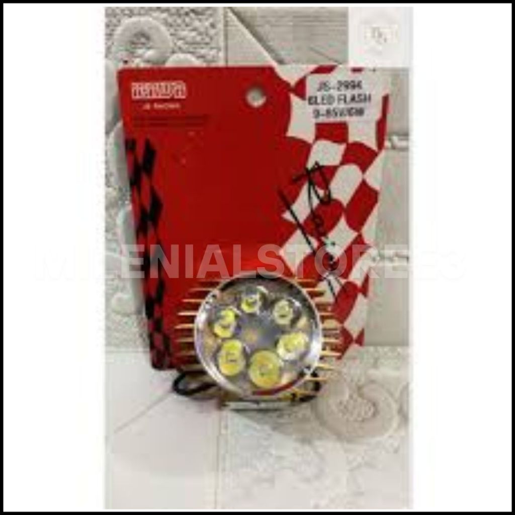 IWAWA 294 GOLD SLIM 6 LED MOTORCYCLE HEADLIGHT
