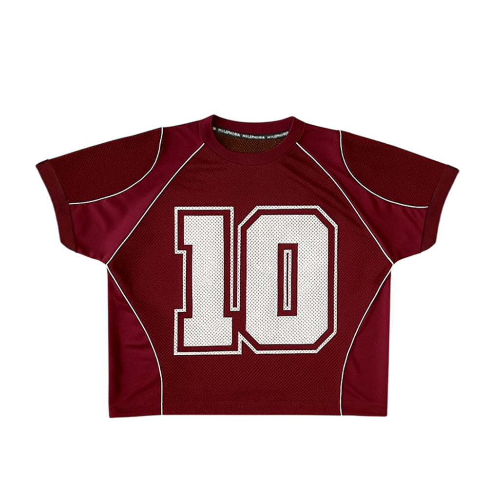 Holephoria - Jersey Mesh Boxy Leica Red