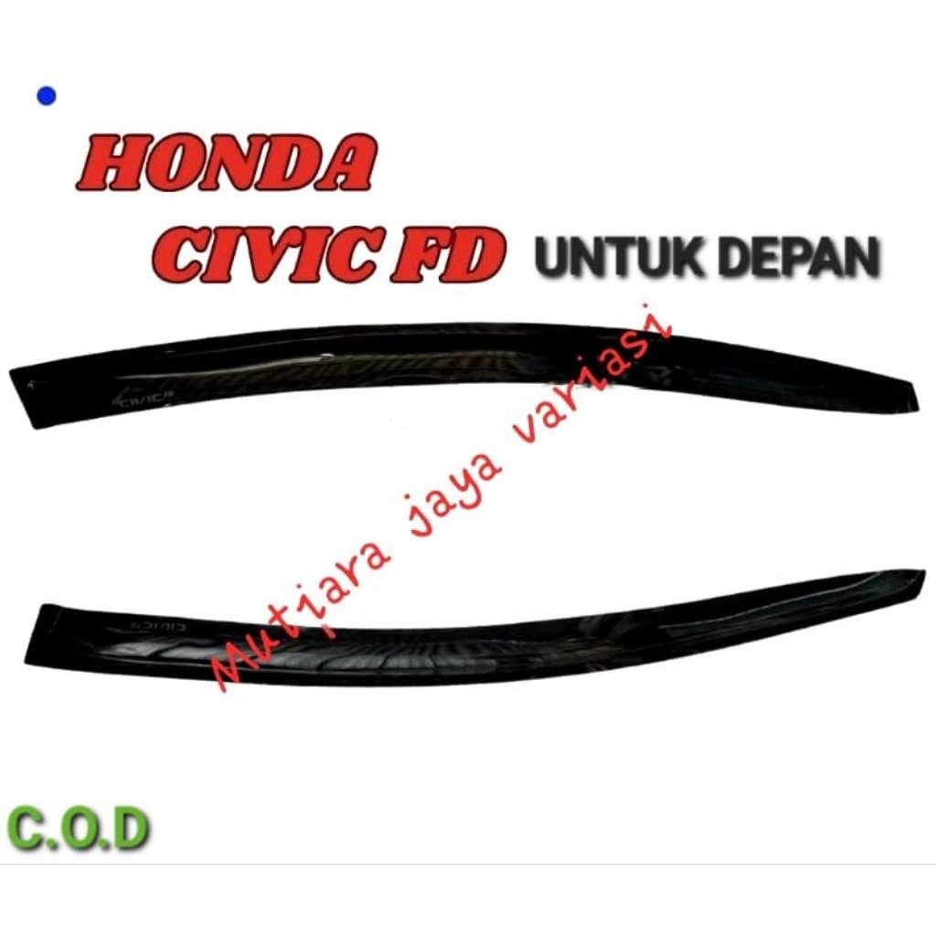 HONDA CIVIC FD รถน้ําถาดสําหรับด้านหน้า (2 ประตู) 2005-2011 SLIM CONVEX MODEL