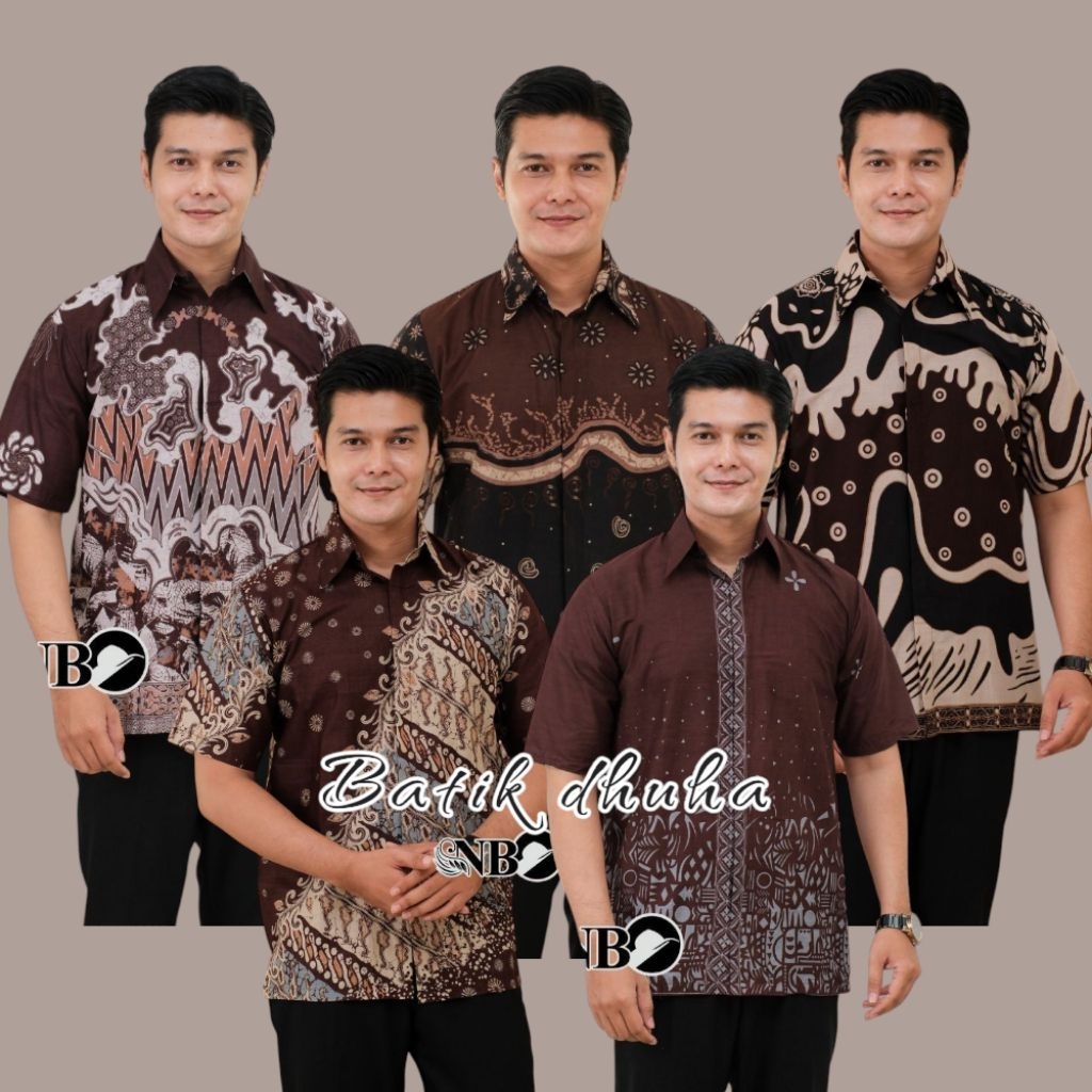 Seno liris เสื้อบาติกแขนสั้นผู้ชาย
