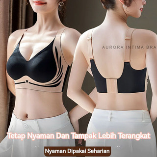 Bra Seamless Tanpa Kawat Pakaian Dalam Wanita Gaya Korea M-4XL 778