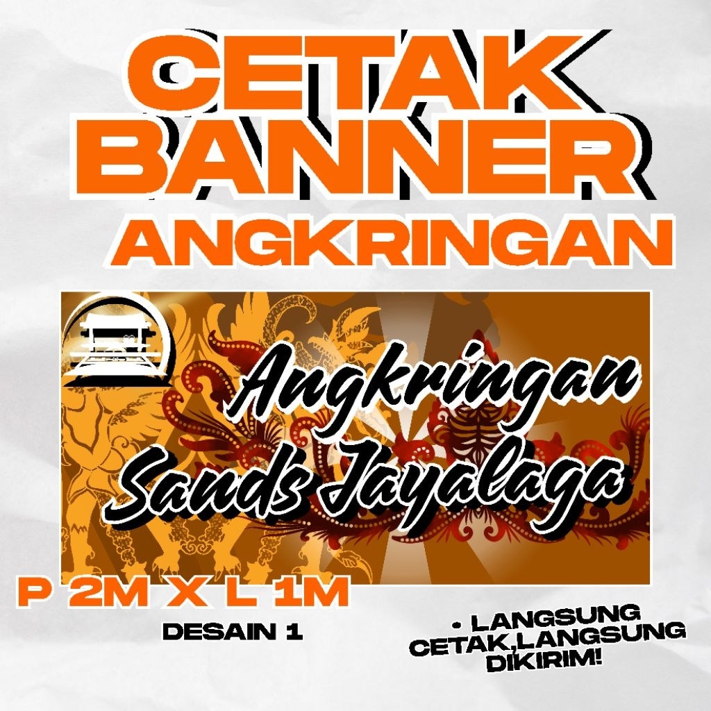 พิมพ์ BANNER ANGKRINGAN BANNER BACKDROP BANNER CUSTOM BANNER MMT พิมพ์