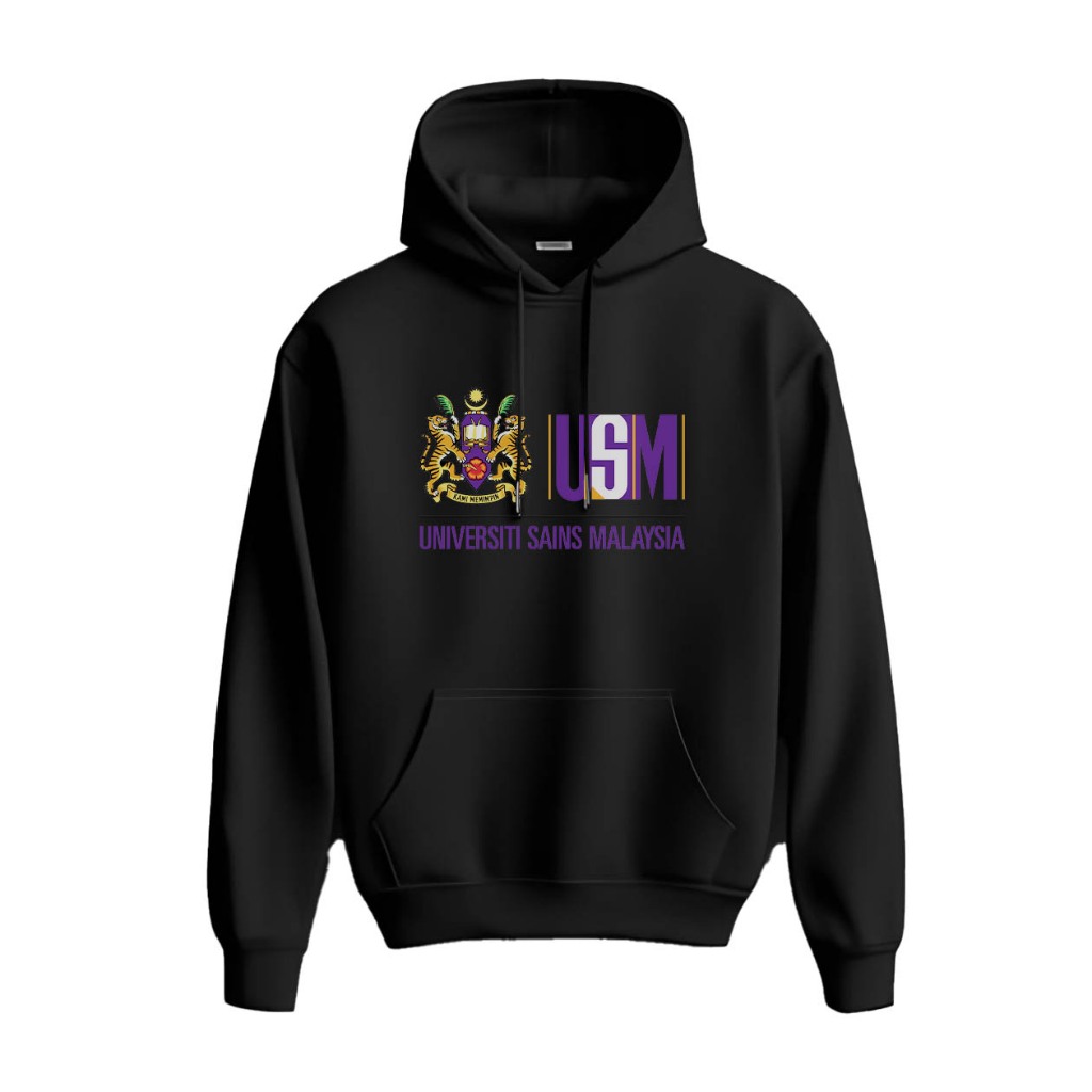 USM University of Science Malaysia Premium Fleece Hoodie แขนยาว