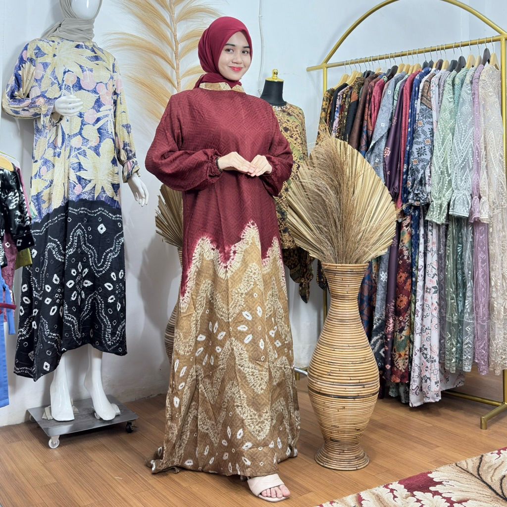 GAMIS JUMPUTAN GAMBO LENNG HANDMADE BATIK ORIGINAL PAMEBANG