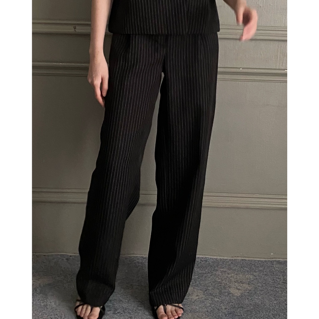 Maxwell Pant Stripe - งานผู้หญิง