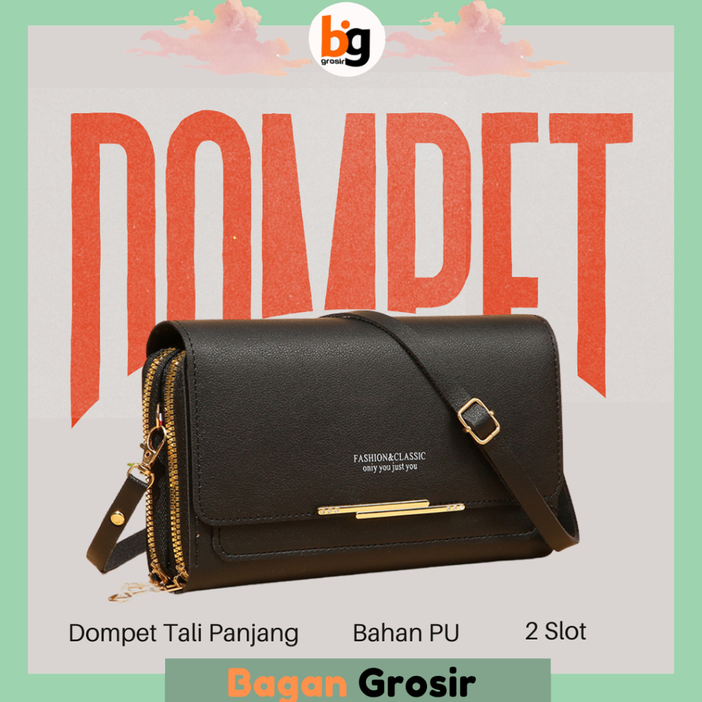 กระเป๋าสะพายหนัง PU ผู้หญิง BG D66