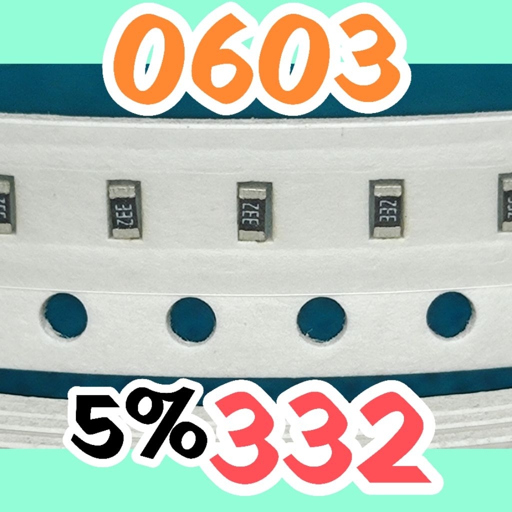 10 ชิ้นตัวต้านทานชิป smd 332 3K3 5% ขนาด 1608 0603 3.3Kohm 3.3K ohm 3.3Kohm 3.3 Kohm 3.3 Kohm 3.3 Ko