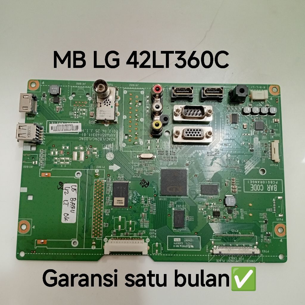 MESIN MB TV LG 42LT360C เมนบอร์ด-MOBO-MODUL LG TV MACHINE 42LT360C