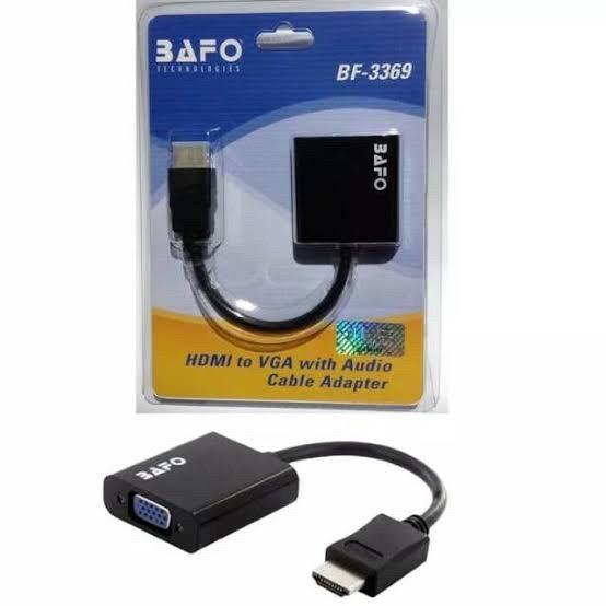 BAFO BF 3369 CONV CABLE / HDMI TO VGA CONVERTER / HDMI INPUT เป็น VGA OUTPUT