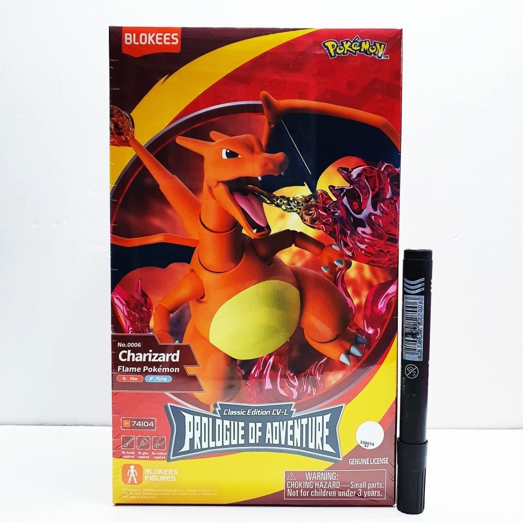 Action figure ของเล่น blockees Pokemon prologue of adventure chaharizard flame Pokemon magican Pokem