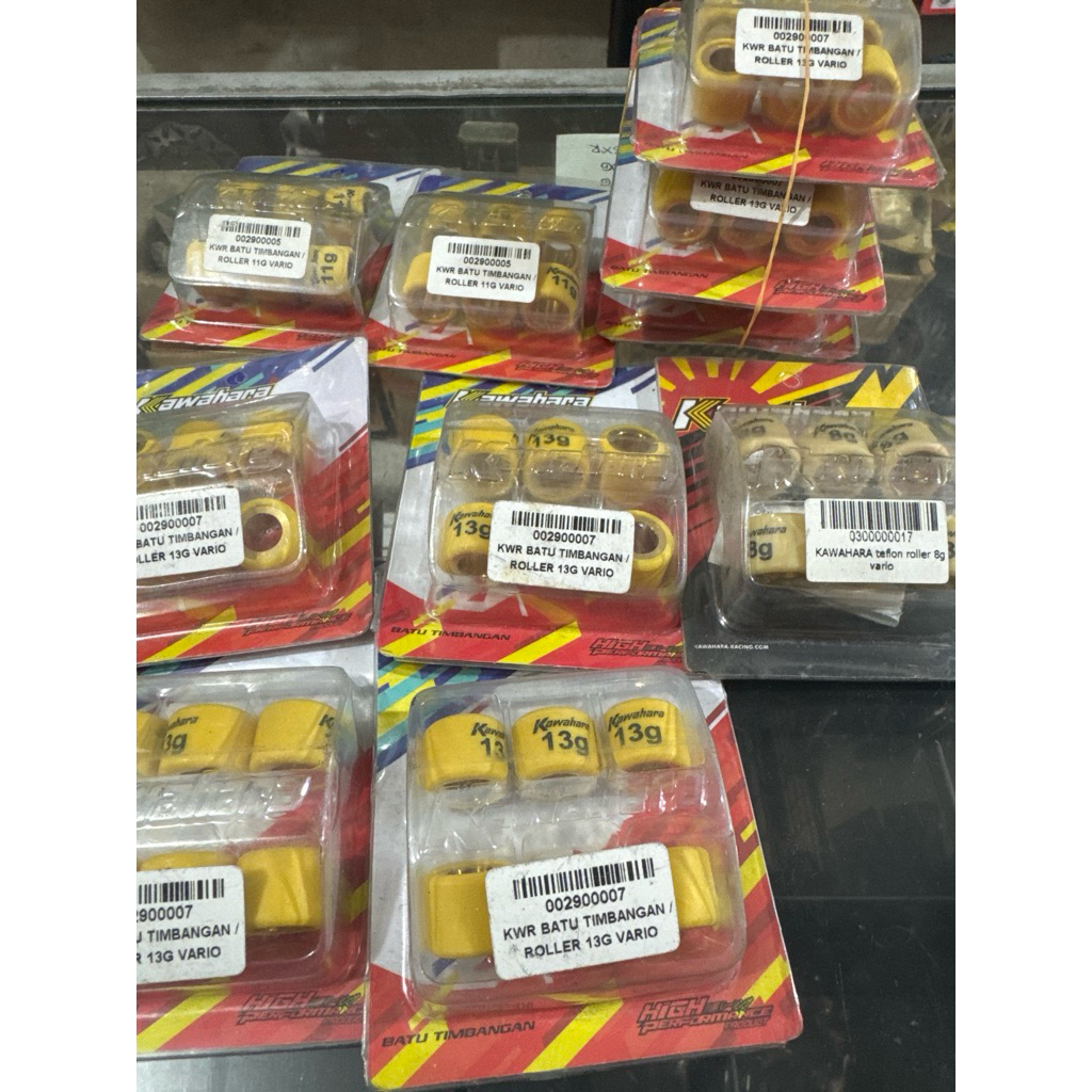 ROLLER KAWAHARA RACING VARIO 110, BEAT FI 2018, SCOOPY FI, 7,8,9,10,11,12 GRAMS