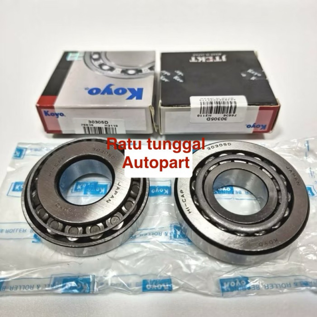 แบริ่ง 30305 D KOYO แบริ่งพินออนด้านหน้า CARRY ST100 30305DJR KOYO