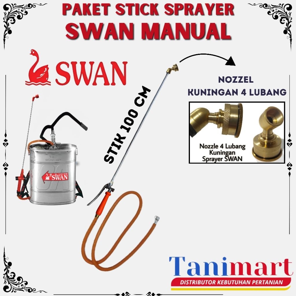 100 ซม. SWAN MANUAL STICK PACKAGE / SWAN MANUAL TANK STICK / SWAN MANUAL SPRAYER STICK / SWAN MANUAL
