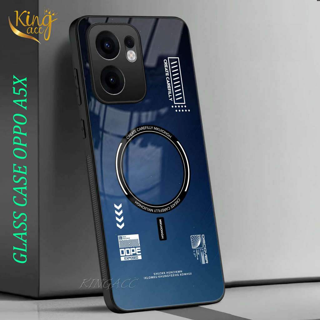 Softcase Glass Glitter สําหรับ OPPO A5X - ปลอก Hp OPPO A5X - เคสป้องกัน Hp OPPO A5X -K128