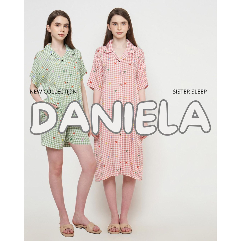 DANIELA SERIES (SHORT PAJAMAS & BUTTON DRESS)