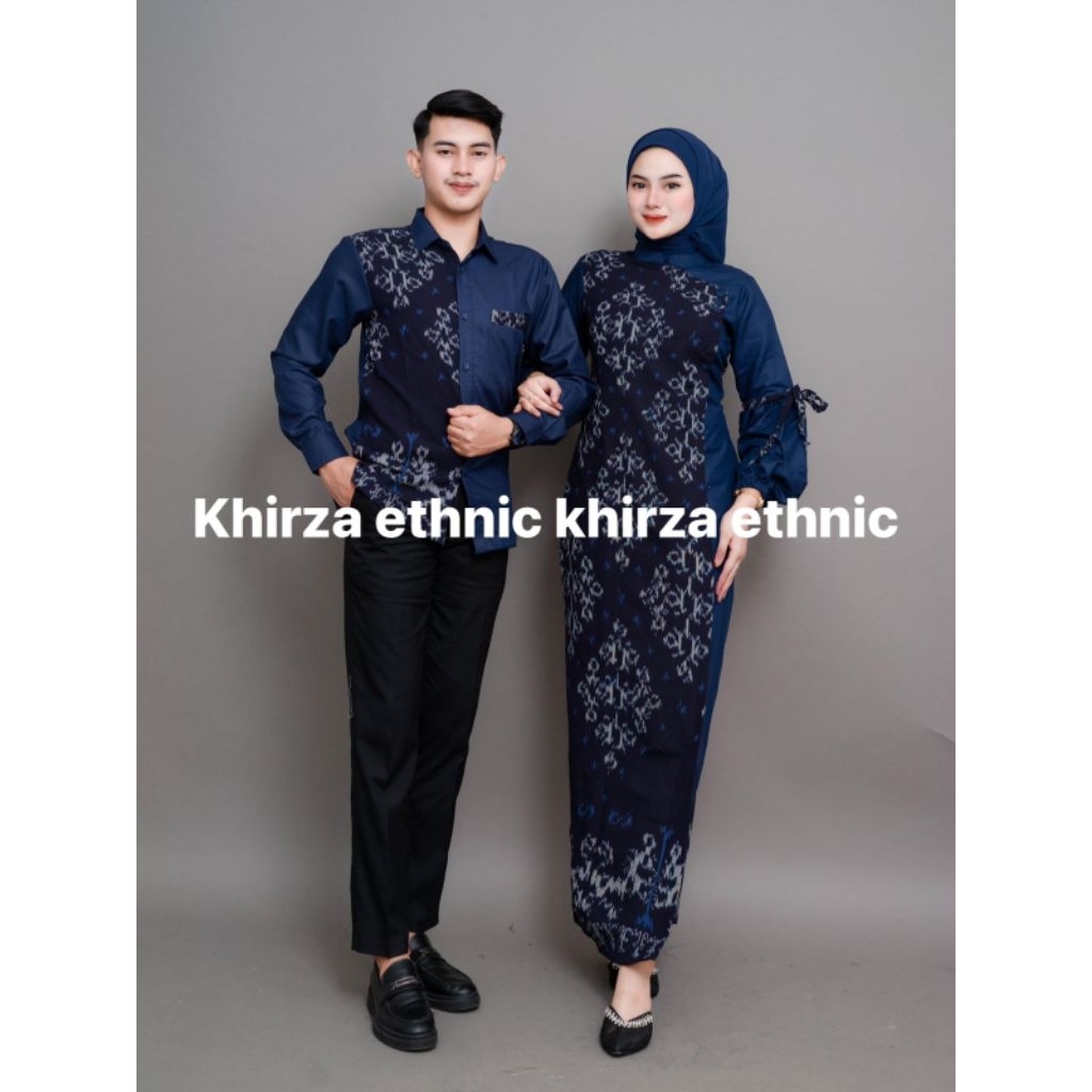 ADELIA NAVY COUPLE WOVEN CLOTHES - COUPLE - COUPLE CLOTHES - COUPLE