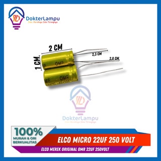 ELCO 22UF 250V สามารถสําหรับ AMPLIS และทีวี