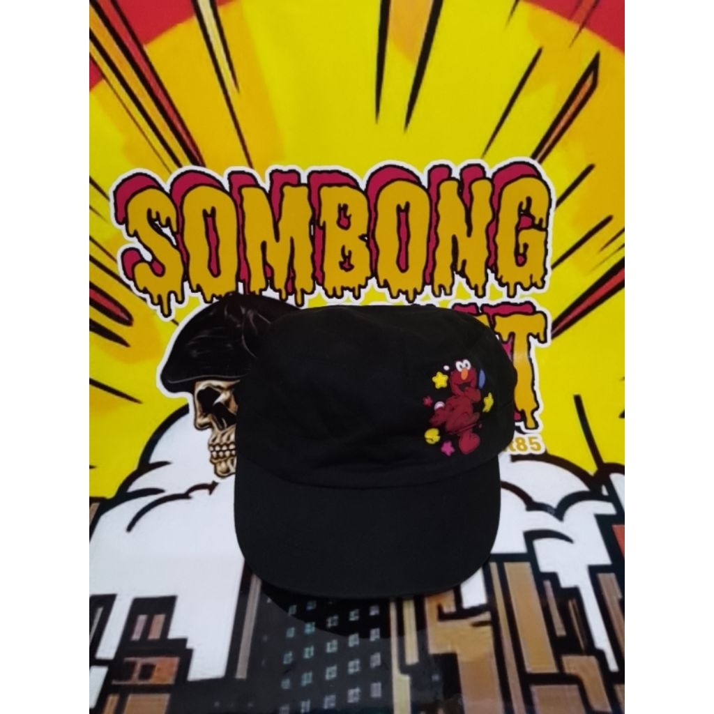 Vintage Patrol Cap Elmo " Sesame Street" / หมวกคอมมานโด