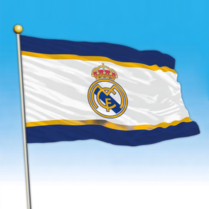 โปสเตอร์ผ้า Real Madrid FC FLAG โปสเตอร์ Real Madrid FOOTBALL FLAG