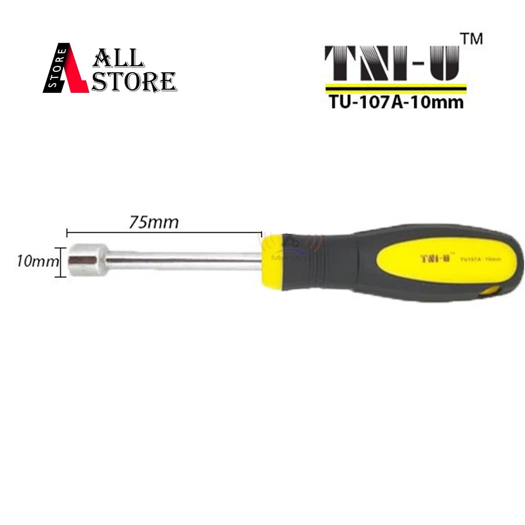 TU-107A-10mm - กุญแจ TNI-U 3 ด้าม เส้นผ่านศูนย์กลาง 10 มม. - 73981