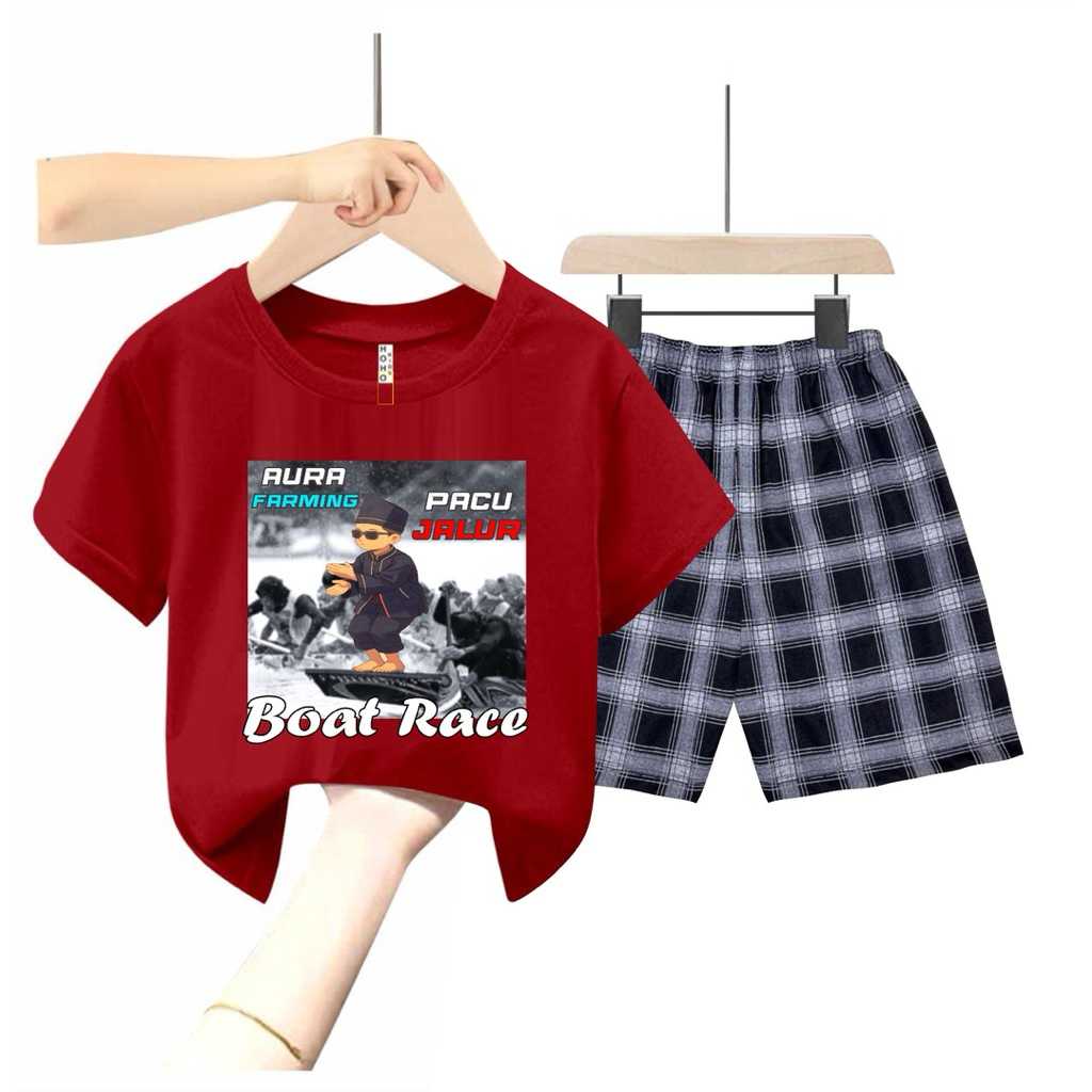 AURA FARMING PACU KIDS SET BOAT RACE LINE // POCKET PANTS