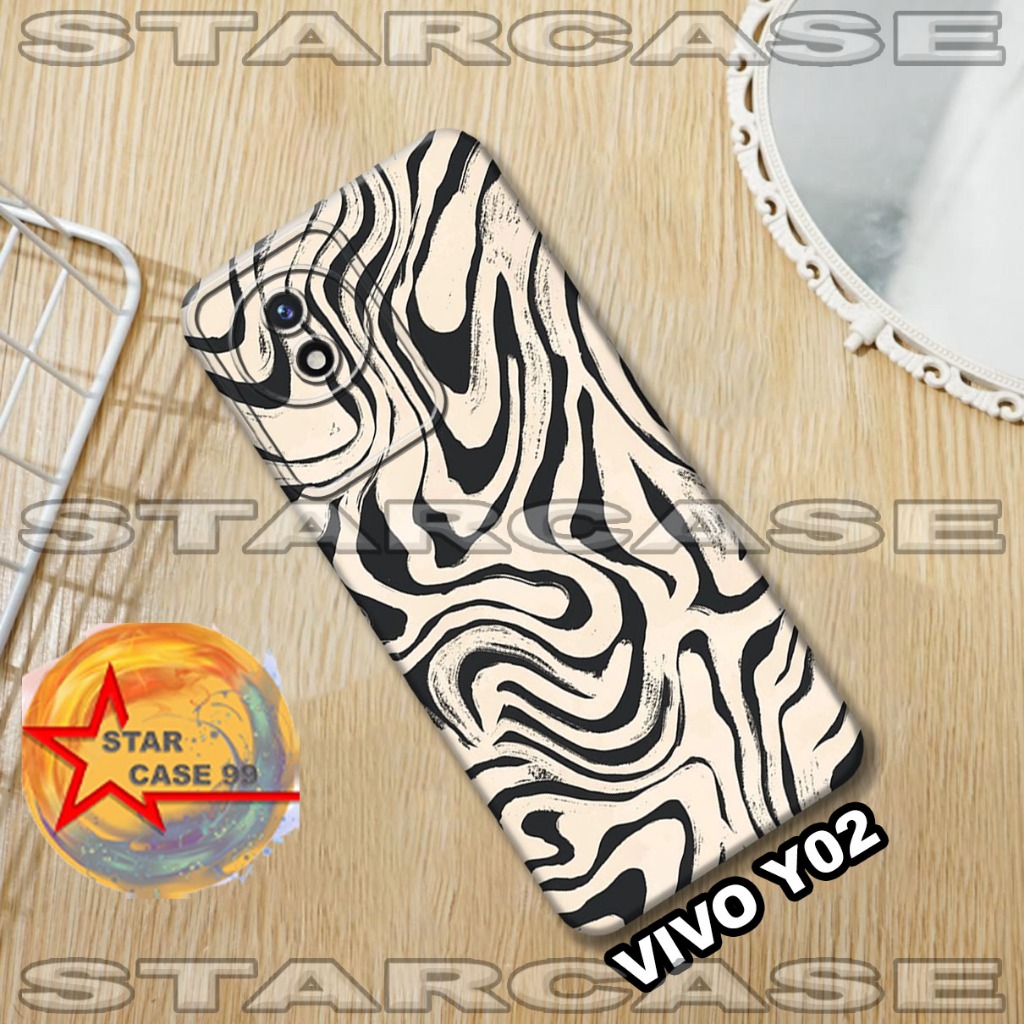 Vivo y02/S26 ยาง Softcase/abstract Motif/vivo y02 case/vivo y02 case