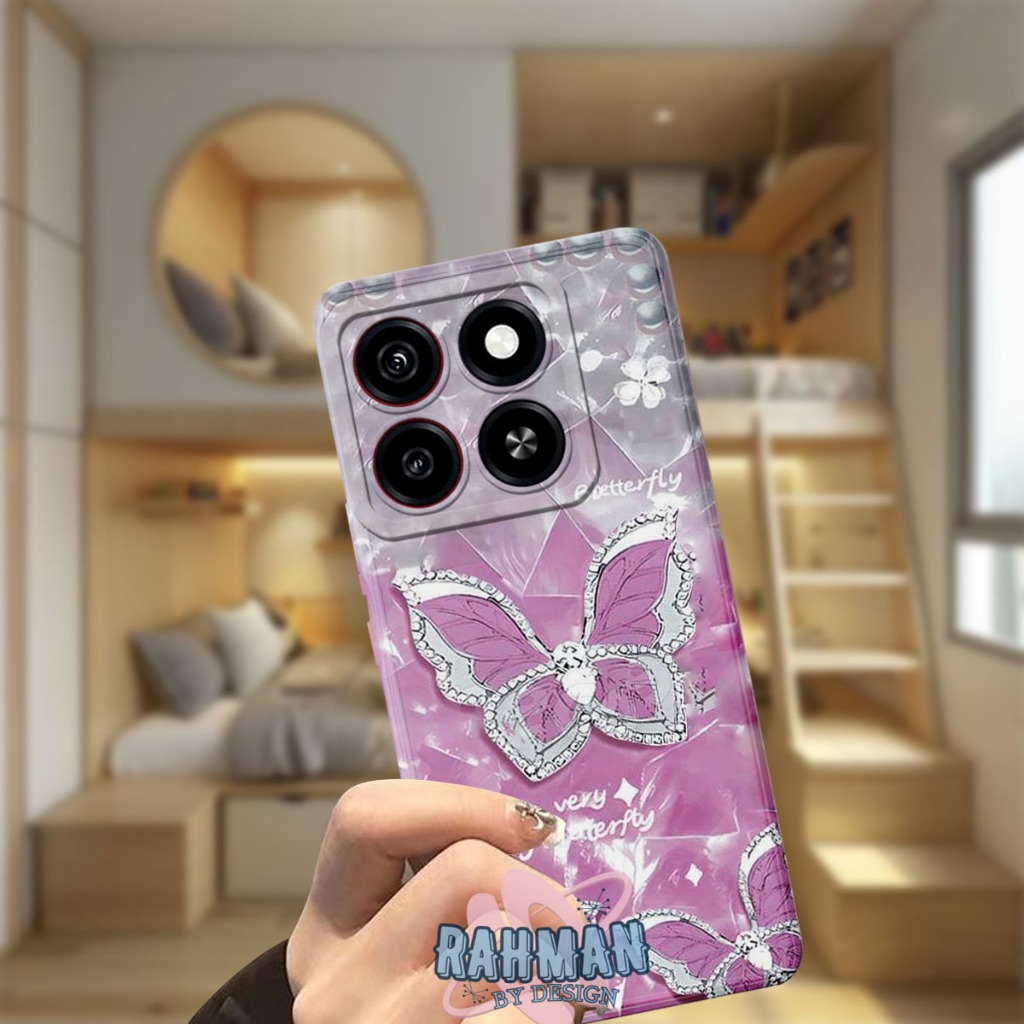 Kaikana Casing ZTE BLADE A35 - BLADE A55 - BLADE V60 DESIGN - BLADE V70 - BLADE V70 MAX - ภาพแฟชั่นป