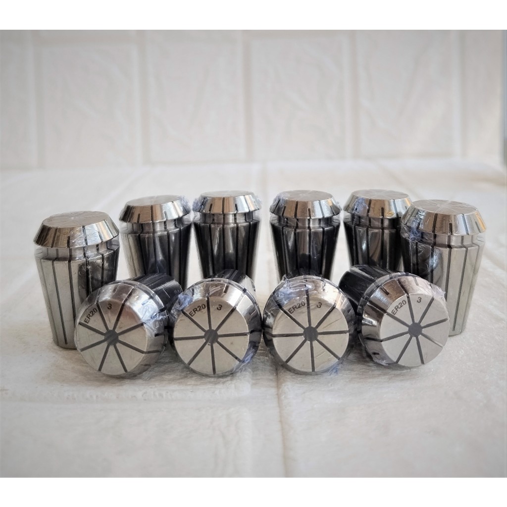 Collet ER20 เส้นผ่านศูนย์กลาง 3 มม. Collet Chuck Collet Clamping