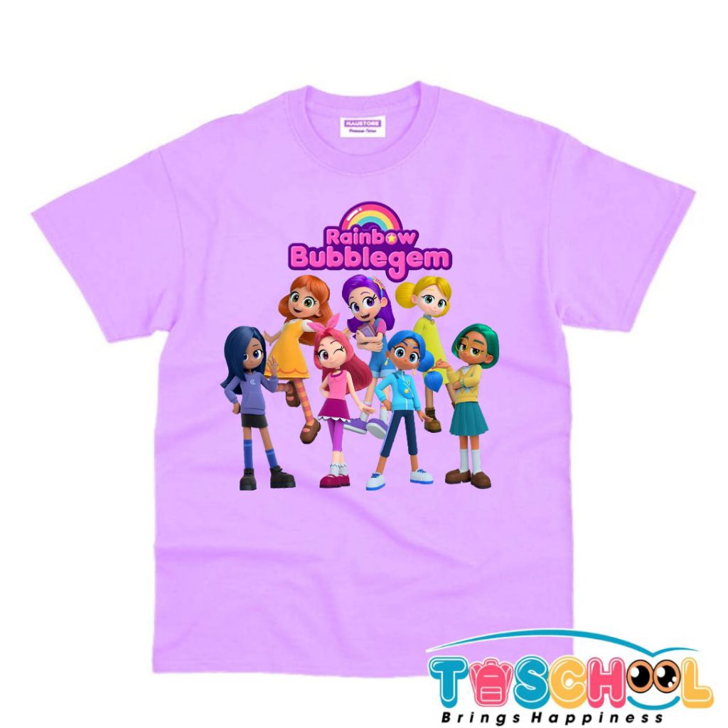 CHILDRENS CLOTHING RAINBOW BUBBLEGEM CHARACTER CHILDRENS เสื้อยืด
