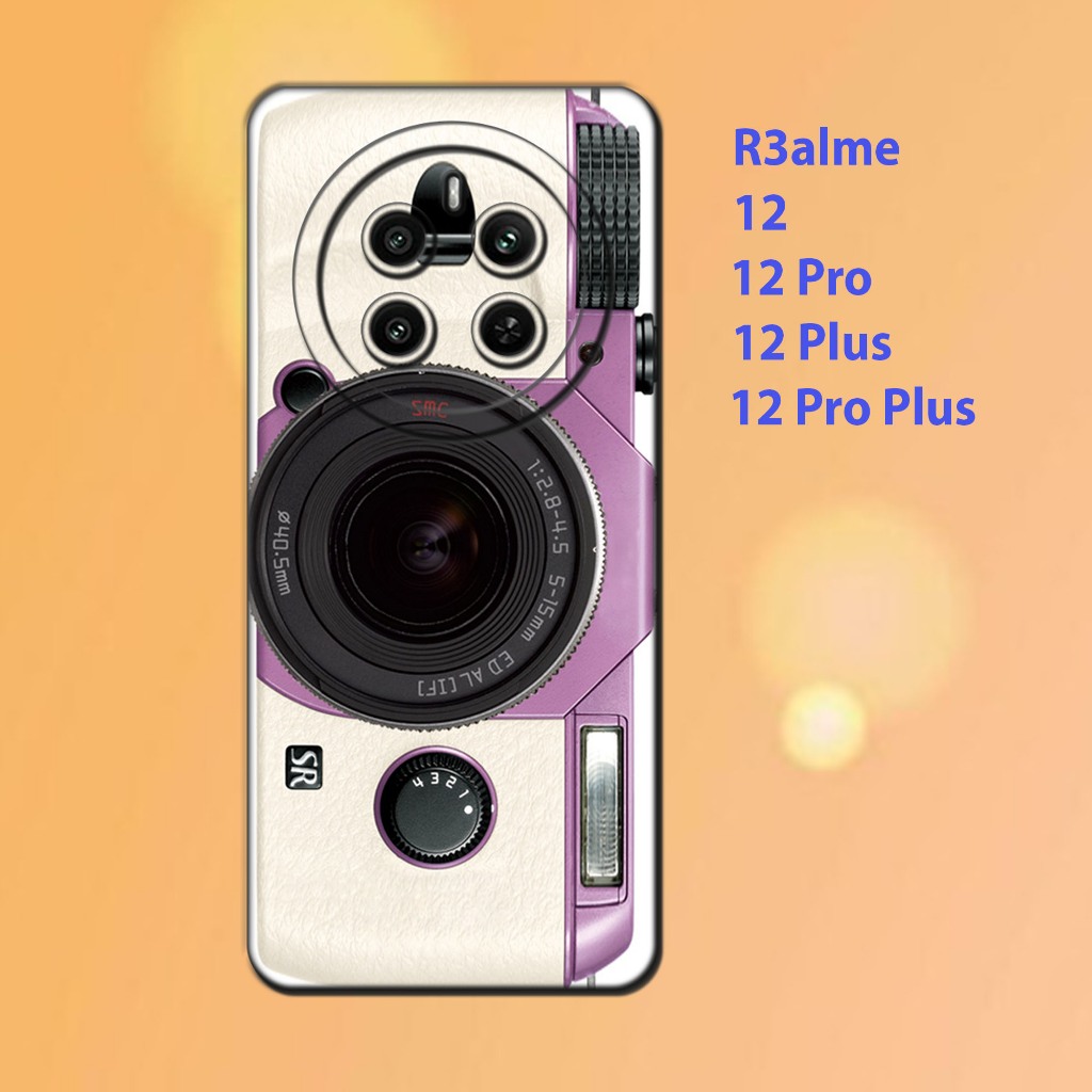 เคส realme 12, Realme 12 Pro, Realme 12 Plus, Realme 12 Pro Plus - ซิลิโคนยืดหยุ่นสีดํา