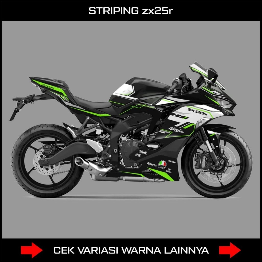 Ninja Zx 25r Zx-25r Zx25rr / Kawasaki Zx25r Moto3 Edition สติ๊กเกอร์รูปลอกรถจักรยานยนต์