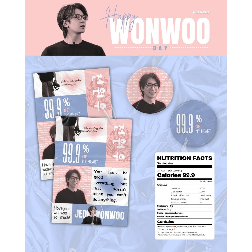 FREEBIES BIRTHDAY WONWOO SEVENTEEN