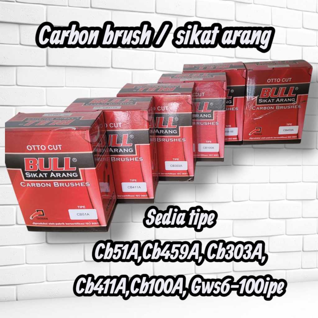แปรงคาร์บอนกระทิง cb459A, cb100A, cb51A, CB303A, CB411A,GWS6100