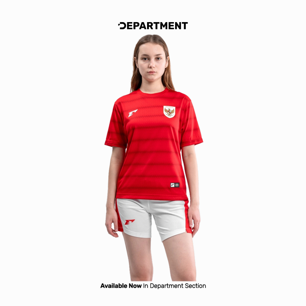 เสื้อเจอร์ซีย์ ERSPO INDONESIAN NATIONAL TEAM SUPPORTER HOME SS WOMEN 2025 ERS.XF0563 ต้นฉบับ