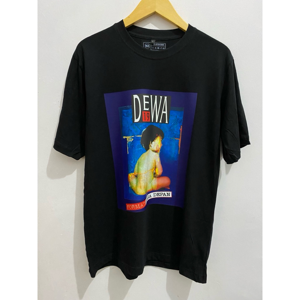 เสื้อยืด Dewa 19 วงดนตรีอินโดนีเซีย amad dhani พรีเมี่ยมคอตตอนหวี เครื่องแต่งกาย kcs