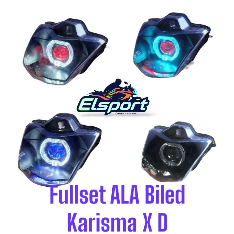 Karisma XD Front Reflector Package Full Set Bild Ala Ala Ala Ala Ala 2.5 นิ้ว Super bright