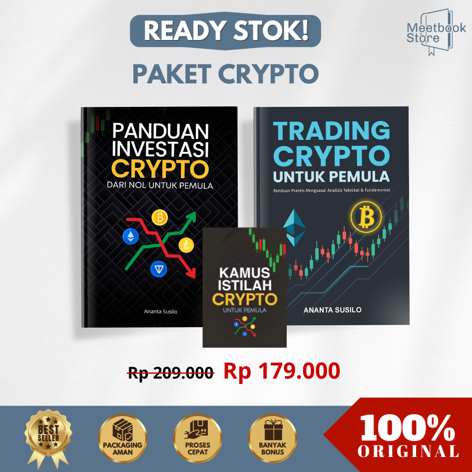 แพ็คเกจ Crypto Trading (Crypto Tracing + Crypto Investment) Save 2 เล่ม Crypto Bonus Dictionary - Ya