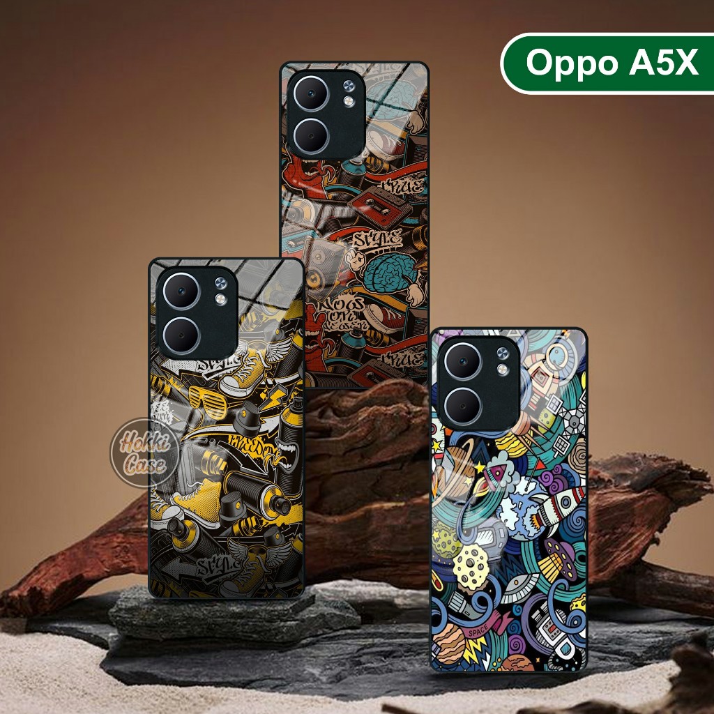 เคสOppo A5X HP - Oppo A5X Softcase Glass - เคสโทรศัพท์มือถือสําหรับOppo A5X - ซิลิโคนสําหรับOppo A5X