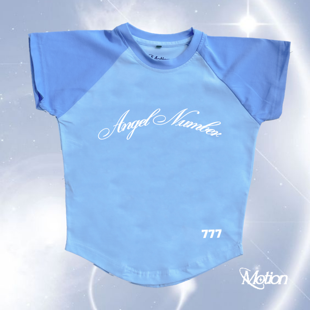 Blue Angel Number 777 Baby Tee // Crop Top // Baby Tee