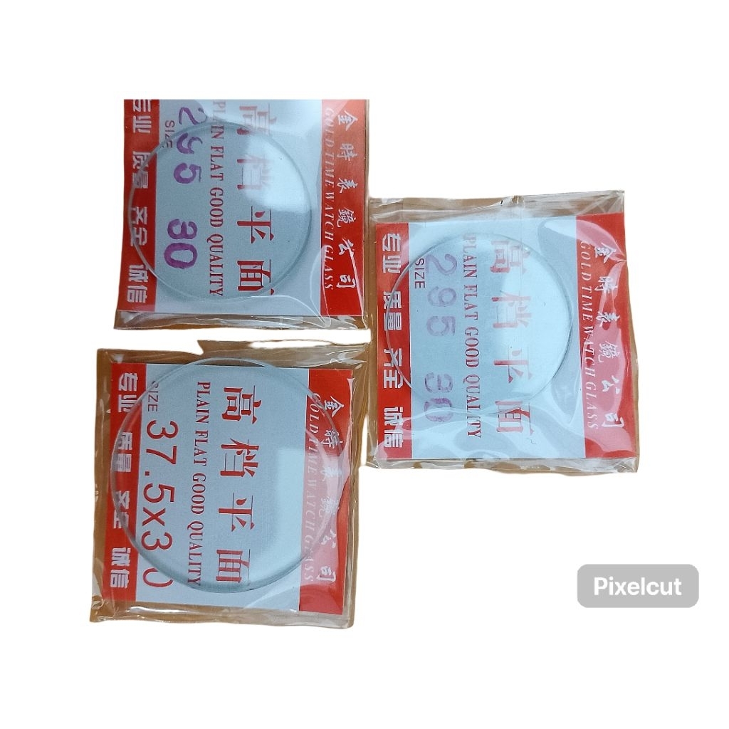 กระจกนาฬิกาแบนใส 3 มม