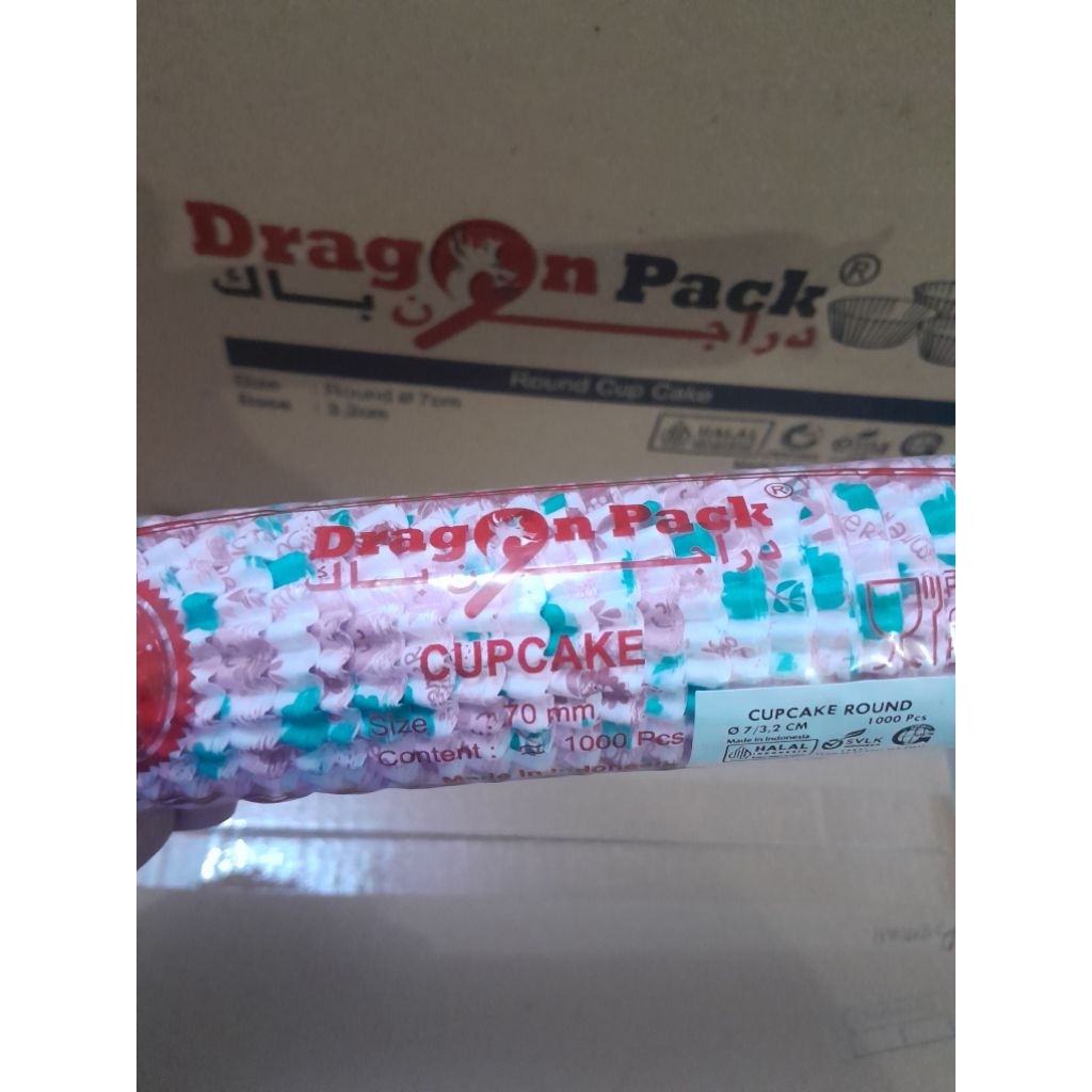 Nastar Cake Liner Paper 7cm / Cup Cake Cases Brownies 7cm (±1000 ชิ้น)