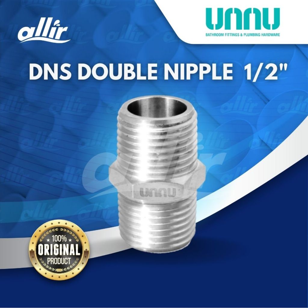 Allir - UNNU Double Nipple - DNS 1/2"