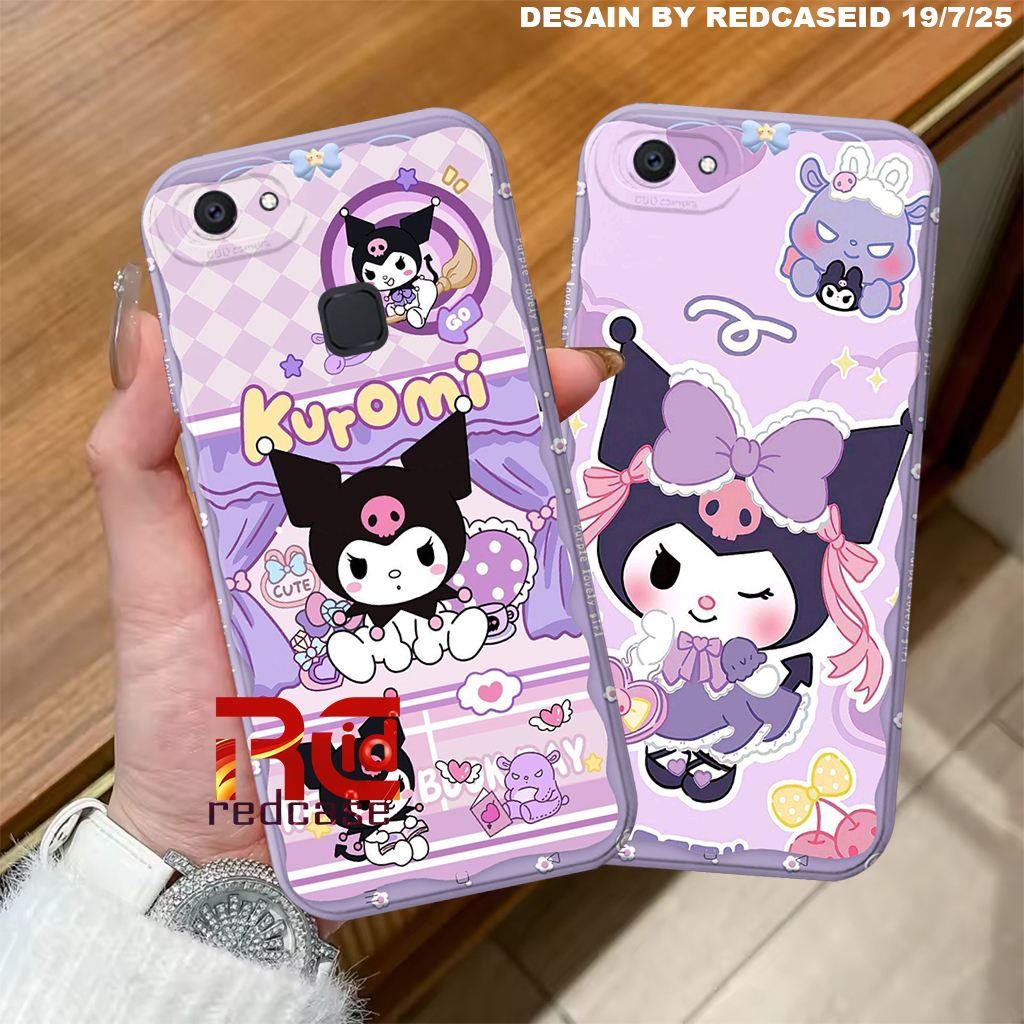 เคสโทรศัพท์ HP ViVo V7 / V7 Plus / Y69 / Y71 / Y83 / Y81 / V5 / V5 Lite - Softcase Procamera Kuromi 