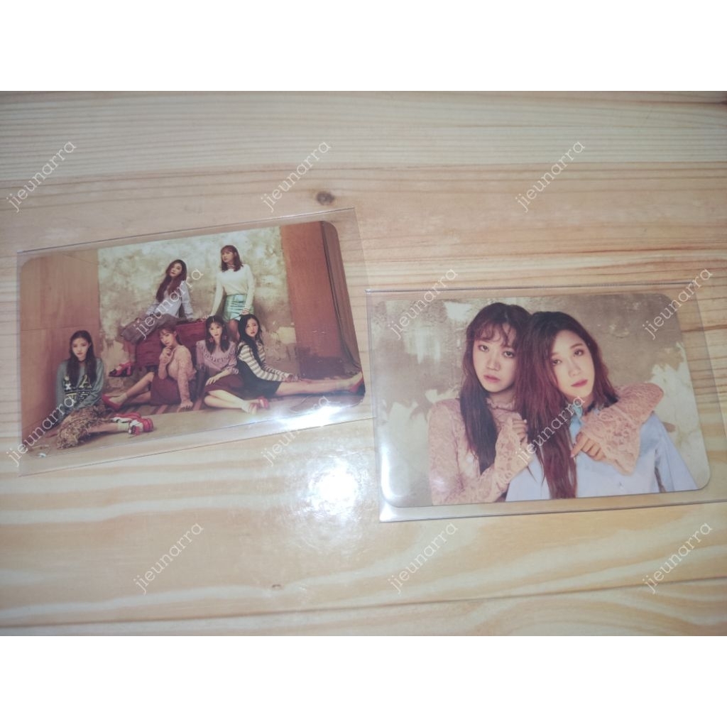 Apink Official Photocard - PC Seasons Greetings 2017 Park Chirong Yoon Bomi Jeong Eunji Son Naeun Ki