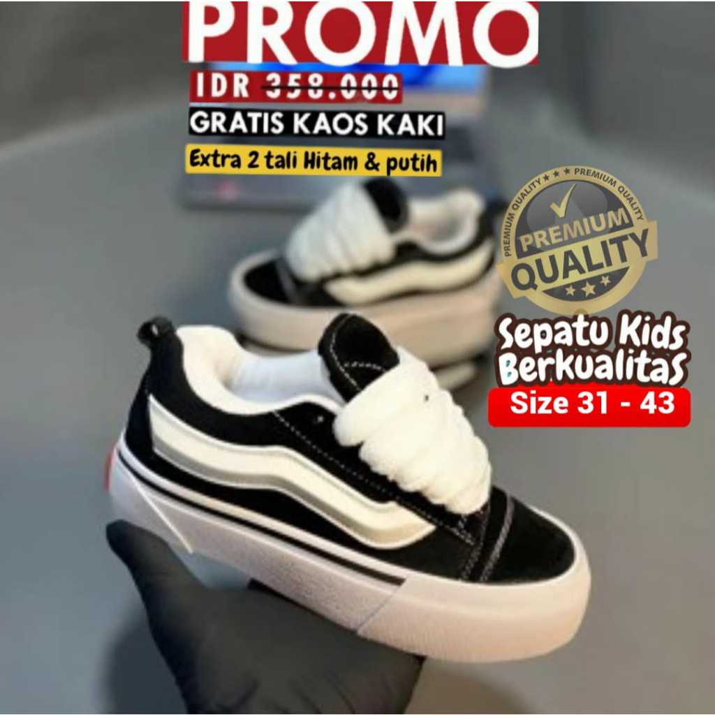 รองเท้า Knu Skool สําหรับเด็กชายและเด็กหญิงรองเท้าเด็ก Knu Skool รองเท้าสําหรับเด็ก Knu Skool รองเท้