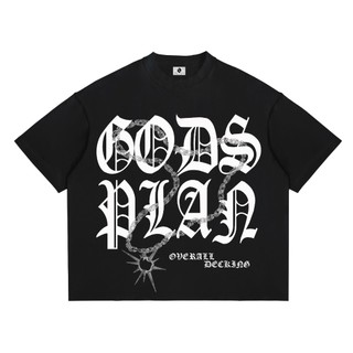 OverallDecking Boxy Cut T-Shirt cotton 20s Gods Plan