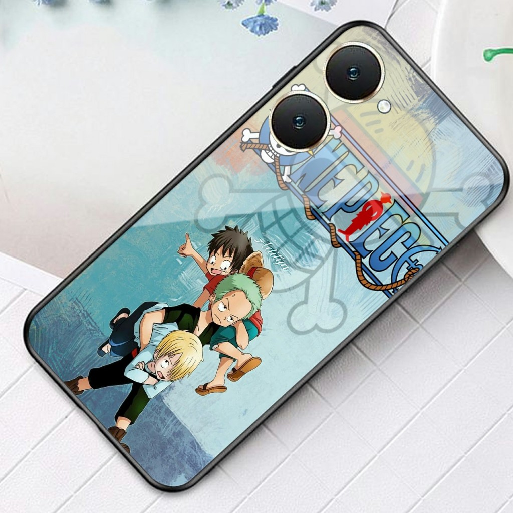 HP Vivo Y03 Vivo Y03T Glass Softcase - เคสโทรศัพท์ - เคส Vivo Y03 Vivo Y03T - ปลอก - (U619)