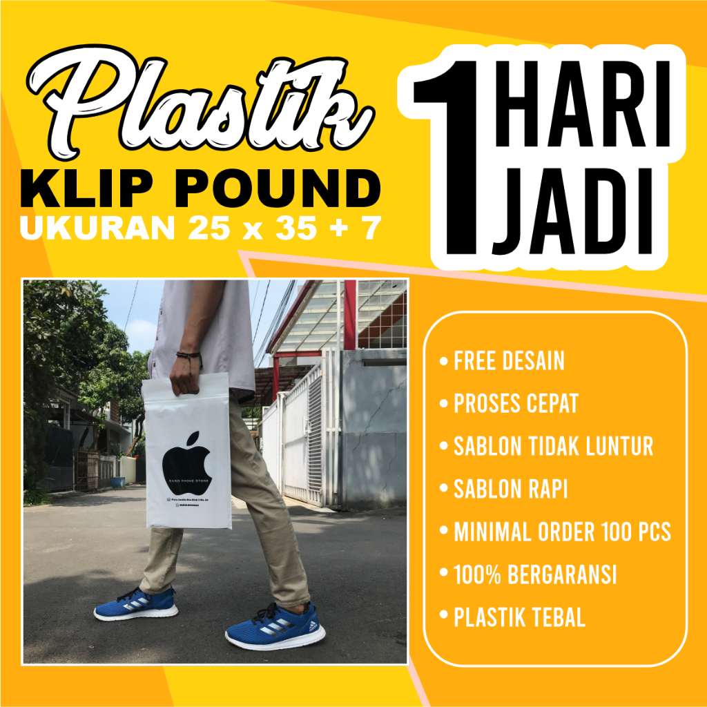 (เนื้อหา 100 ชิ้น) ZIPLOCK การพิมพ์หน้าจอพลาสติก 25x35+7 คลิป สกรีนบ่อ สีขาว c-tik บรรจุภัณฑ์การพิมพ