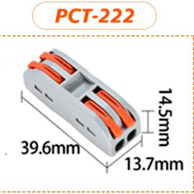 Quick Cable Connector Push-In Terminal Block 2x2 Pin PCT222 PCT-222