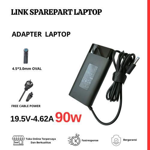 19.5V 4.62A 90W 4.5*3.0 มม.H/P Spectre X360 Pavilion 15-cs1067/8 1092/3TX อะแดปเตอร์ชาร์จ TPN-CA09 9